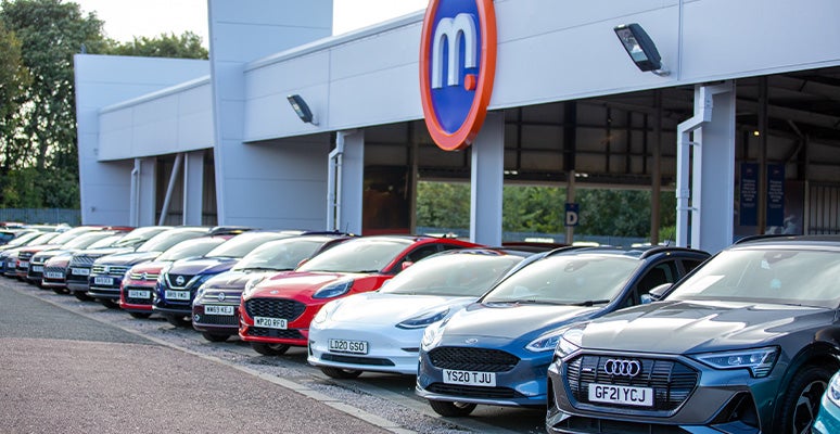 Store with cars